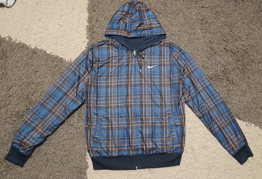 Nike checkered on sale jacket