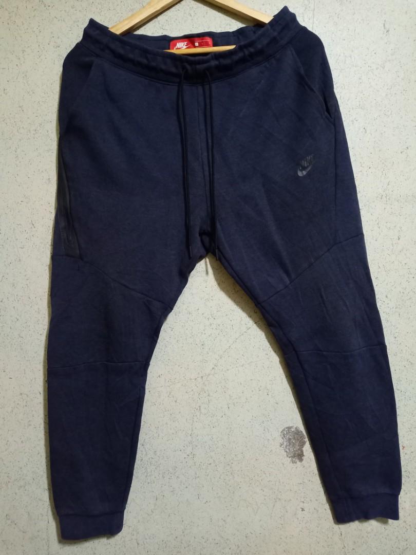 NIKE TECHFLEECE PANTS NAVY BLUE Men s Fashion Bottoms Joggers