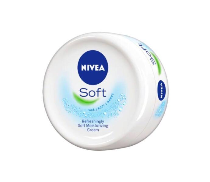 Nivea Soft cream 100ml expiry 09/2024, 美容＆化妝品, 皮膚護理, 面部 面部護理 Carousell