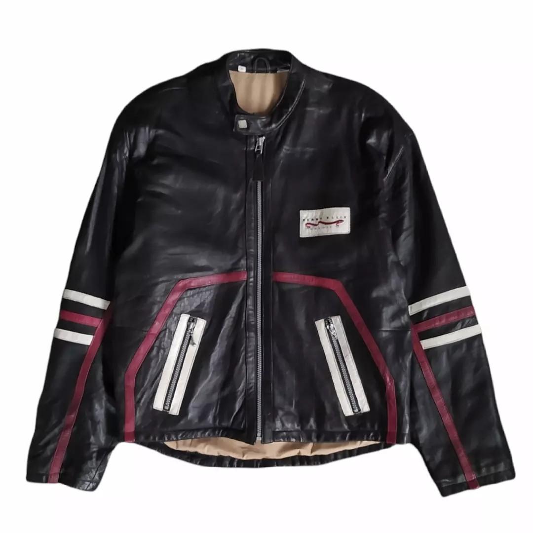 perry ellis leather jacket