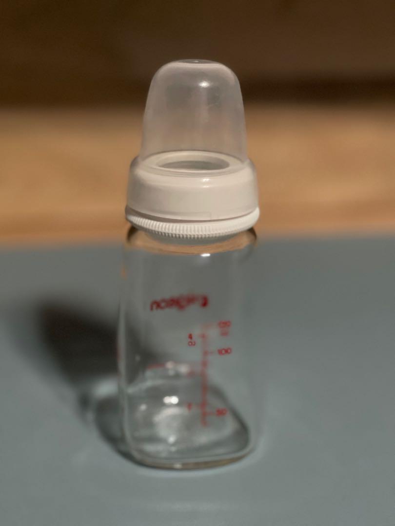 Pigeon Glass Bottle 4oz, Babies & Kids, Nursing & Feeding, Breastfeeding & Bottle Feeding on