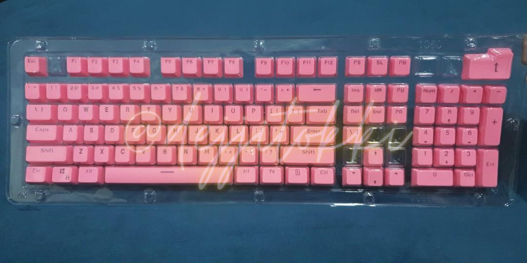 Pink RK PBT Keycaps 106 Keys (Category: Other Accessories) located in Quezon City. Submitted by despao (Listing ID 1141116070, Image 1). Description: Brand New and Original RK PINK PBT KEYCAPS 106 Keys -backlit (compatible with rgb keyboards) -PBT material (durable) rfs: need funds. di po kinuha ng nagpabili payment via GCash or bank transfer pick up via Lalamove c/o buyer or meet up.