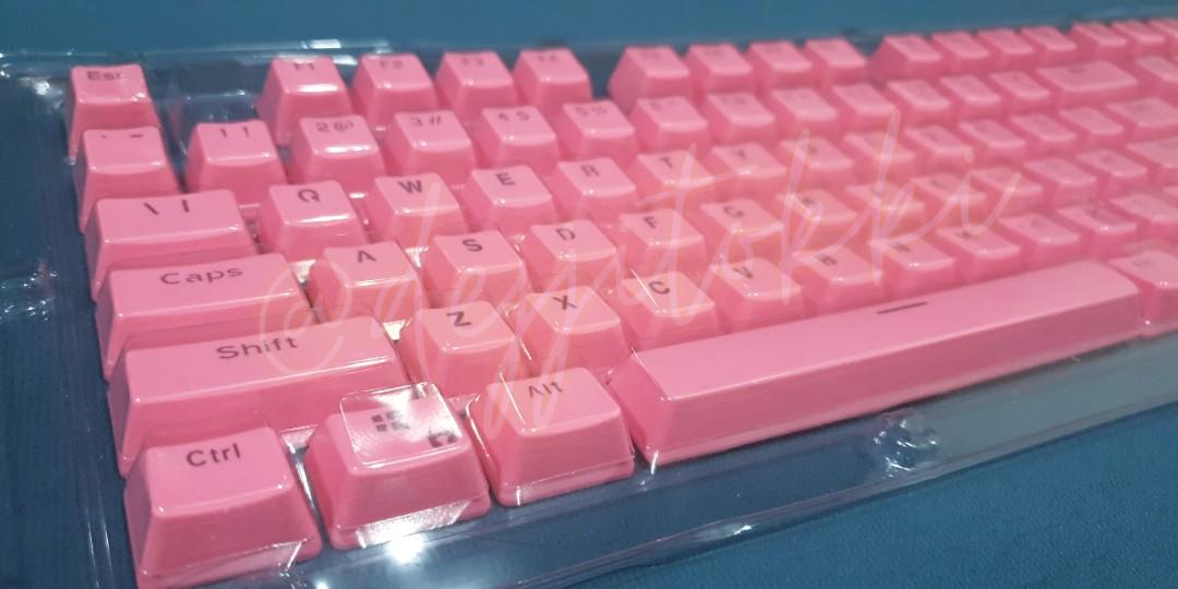 Pink RK PBT Keycaps 106 Keys (Category: Other Accessories) located in Quezon City. Submitted by despao (Listing ID 1141116070, Image 2). Description: Brand New and Original RK PINK PBT KEYCAPS 106 Keys -backlit (compatible with rgb keyboards) -PBT material (durable) rfs: need funds. di po kinuha ng nagpabili payment via GCash or bank transfer pick up via Lalamove c/o buyer or meet up.