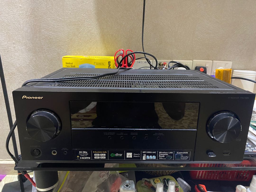 Pioneer AV RECEIVER VSX824, Audio, Soundbars, Speakers & Amplifiers on