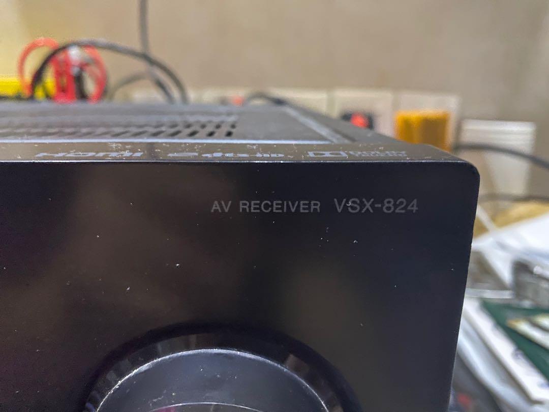 Pioneer AV RECEIVER VSX824, Audio, Soundbars, Speakers & Amplifiers on