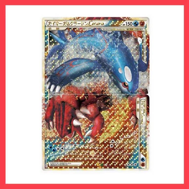 kyogre and groudon legend pokemon card & – Legendary Lot – Paradox Rift Crown Zenith 036/159 Toys Evolves from null Types Kyogre & Groudon LEGEND (Undaunted