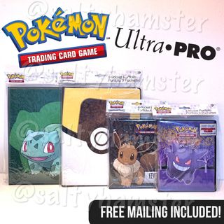 New 9 Pocket Portfolio Album Ultra Pro Pokemon TCG ORBEETLE VMAX & CELEBI 
