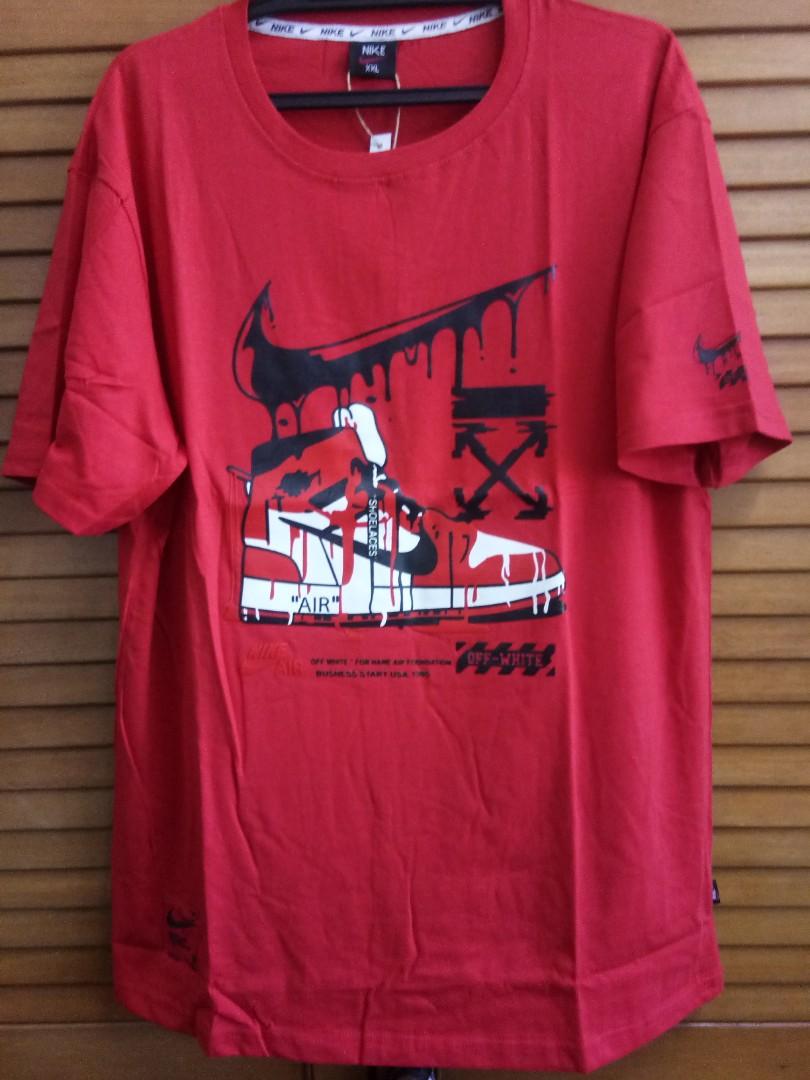 Off white nike collab shirt online