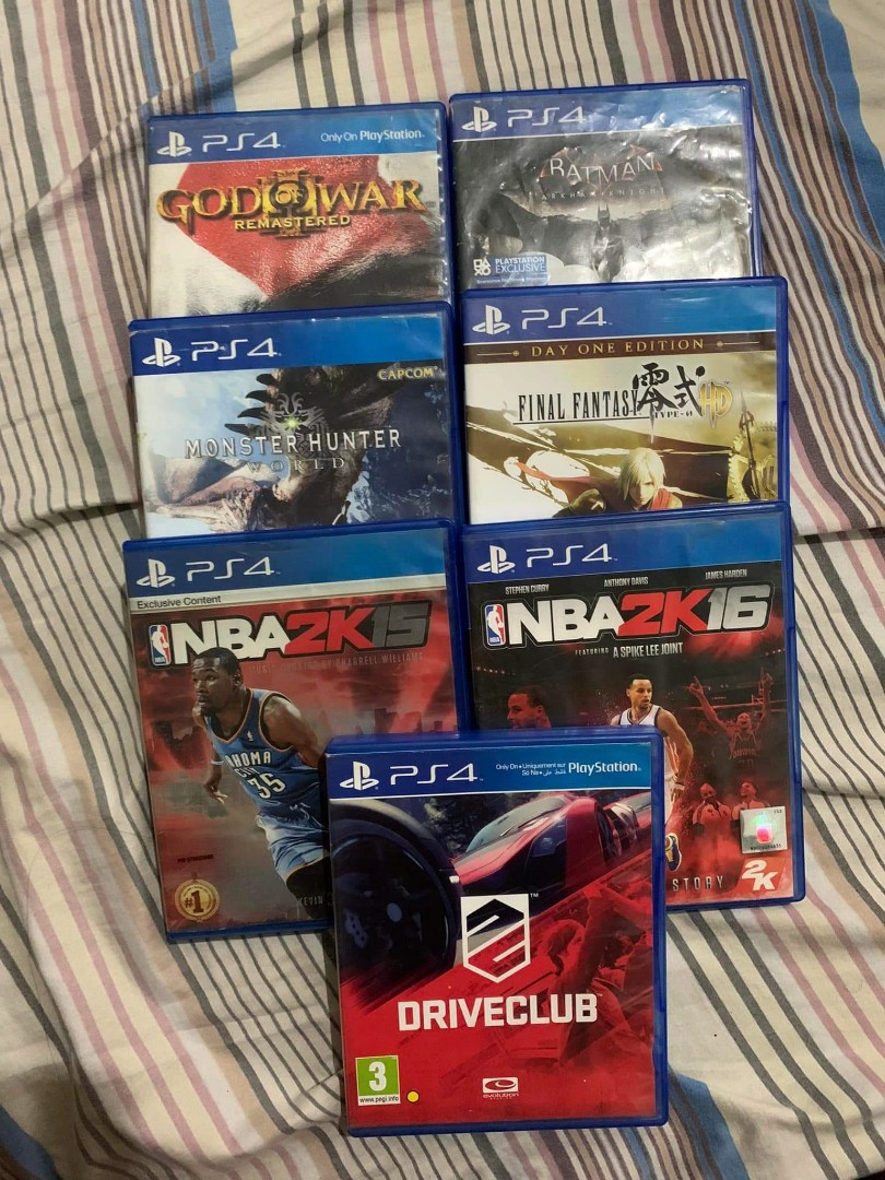 PS4 games and DS4 V1 controller RUSH, Video Gaming, Video Game Consoles