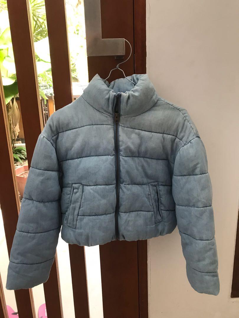 Puffer Denim GAP 100% Original, Fesyen 