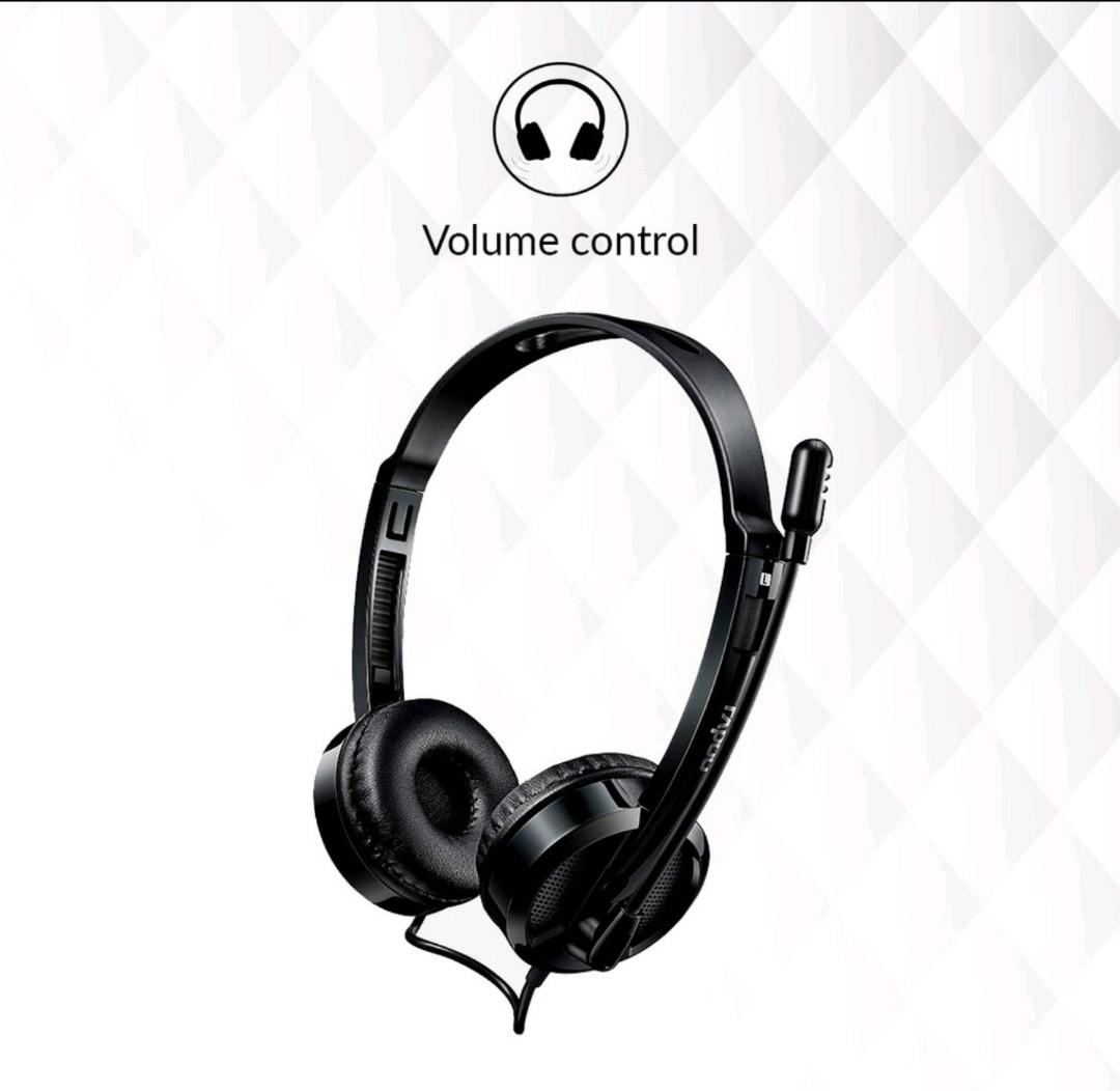 Rapoo h120 clearance usb wired headphone