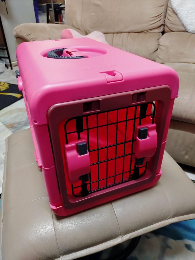 Richell foldable pet carrier, Pet Supplies, Homes & Other Pet Accessories on Carousell