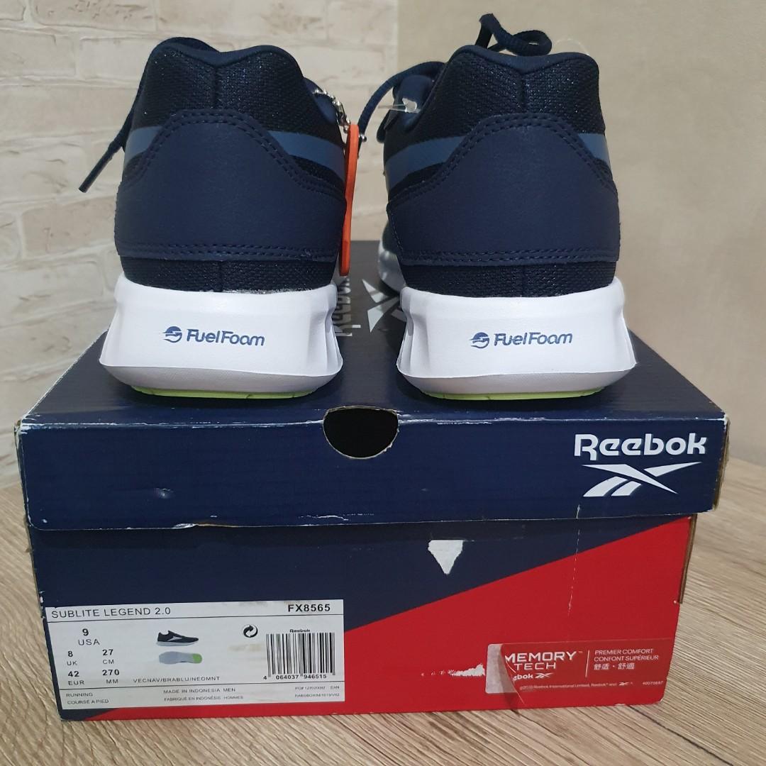 Sepatu Reebok Sublite Legend, Fesyen Pria, Sepatu , Sneakers di Carousell