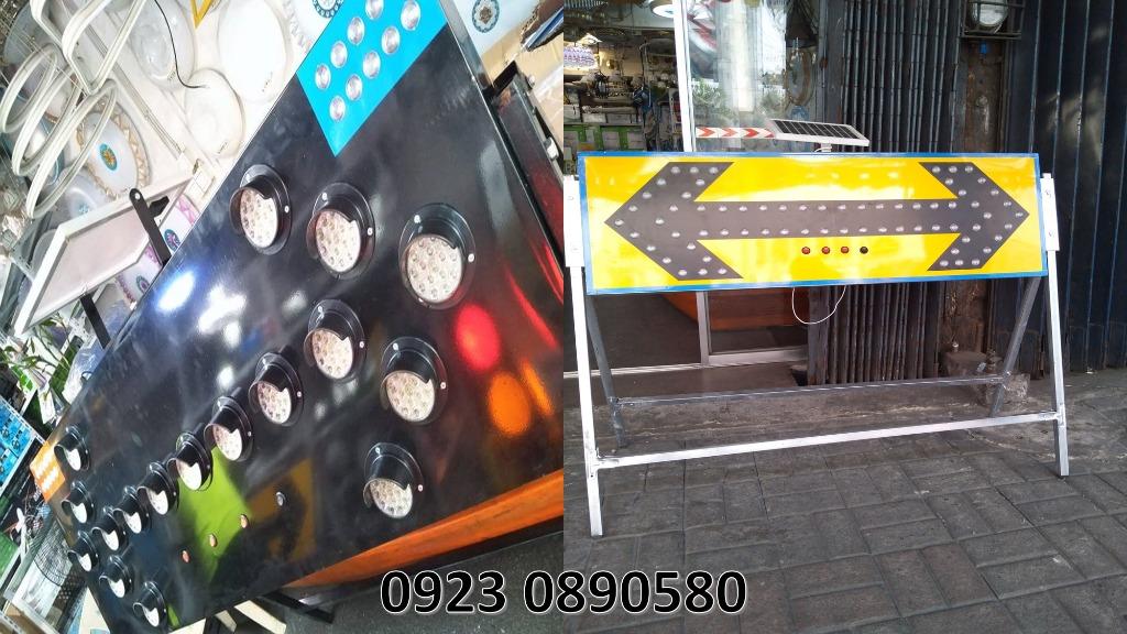 Solar arrow Board yellow 02 (Category: Construction & Building Materials) located in Bacoor. Submitted by __CLaude__ (Listing ID 1141078461, Image 1). Description: direct supplier Sollar arrow Board ( YELLOW ) Size: 47" width x 42" height • Arrow sign size: 47" width x 16" length • Solar panel size: 10" length x 7" width • Shape & size: rectangle • Led Color: red Normal life of led: ≥100000 hours • Work mode: 24hrs/day or light control (by switch