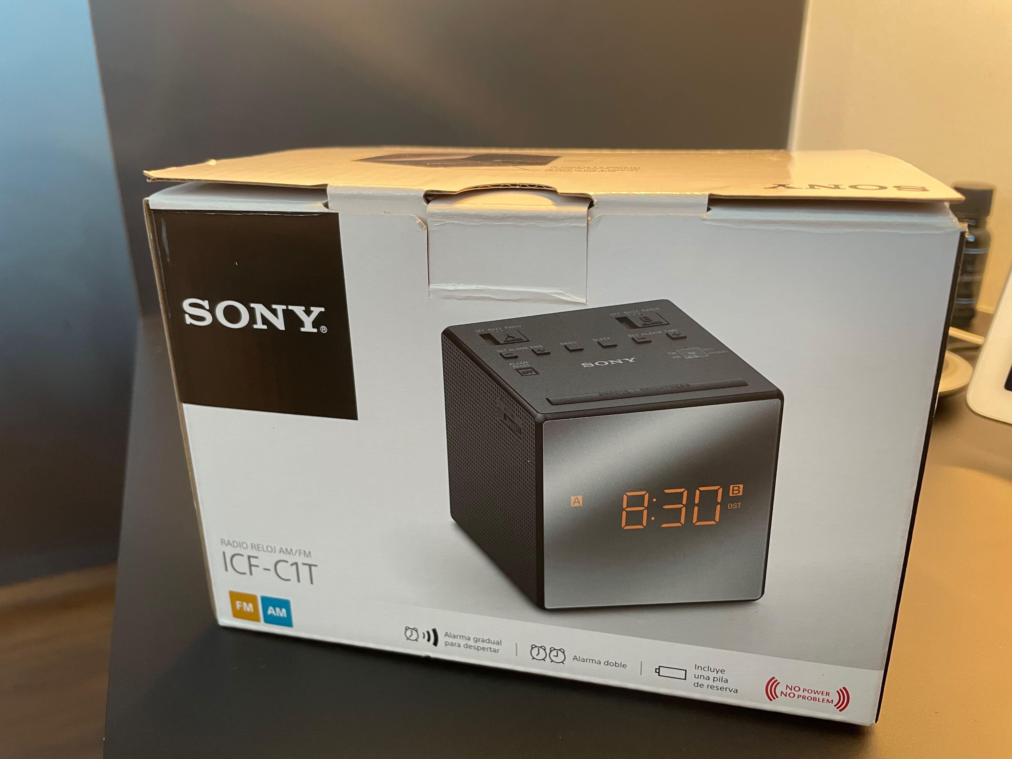 Sony ICFC1T digital clock radio, Furniture & Home Living, Home Decor, Clocks on Carousell