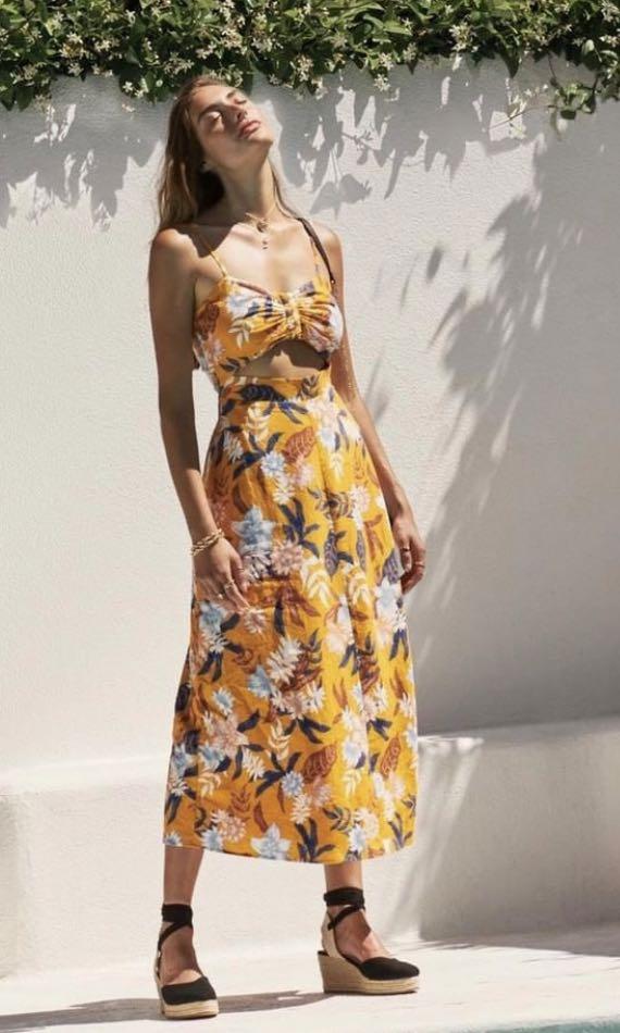 Sportsgirl yellow dress sales