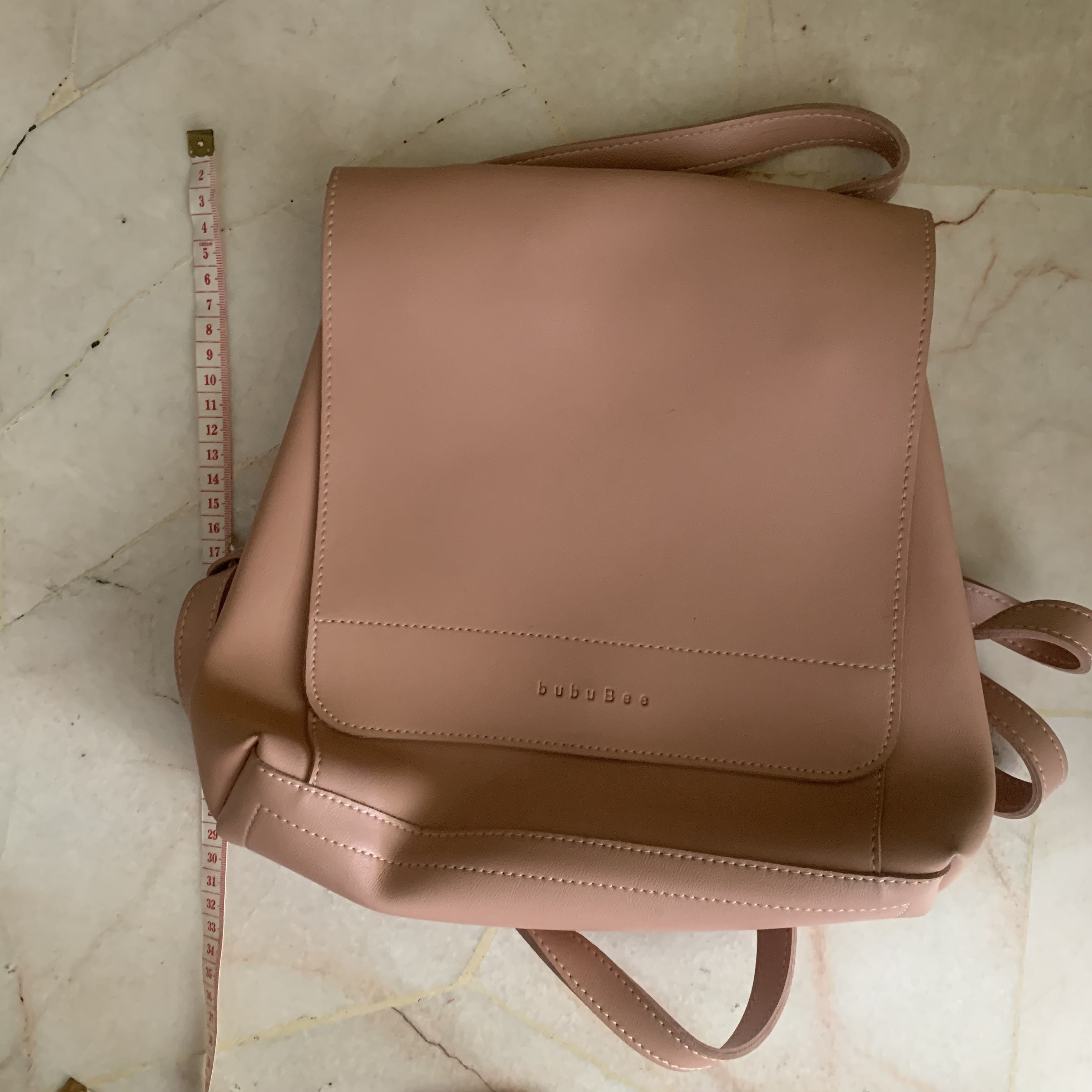 Thailand Bububee PU leather Backpack, Women's Fashion, Bags & Wallets ...