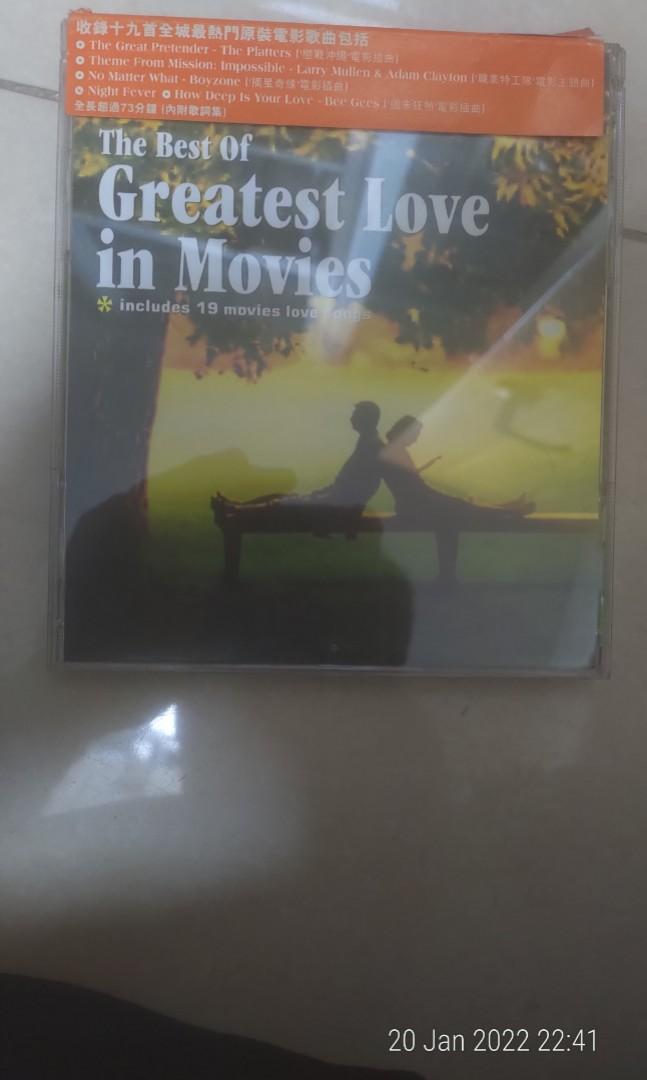 The Movies Greatest Love Songs CD 沒有花痕100%No damage 98%new 內