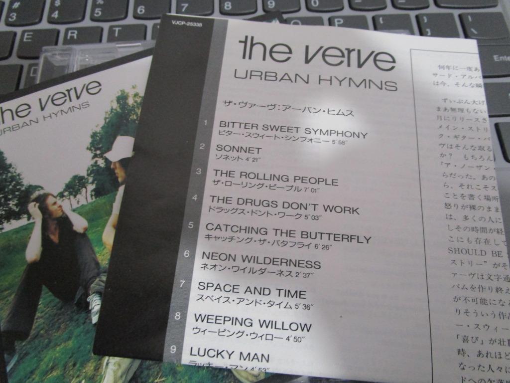 The Verve - URBAN HYMNS 日版追加2首歌, 興趣及遊戲, 音樂、樂器