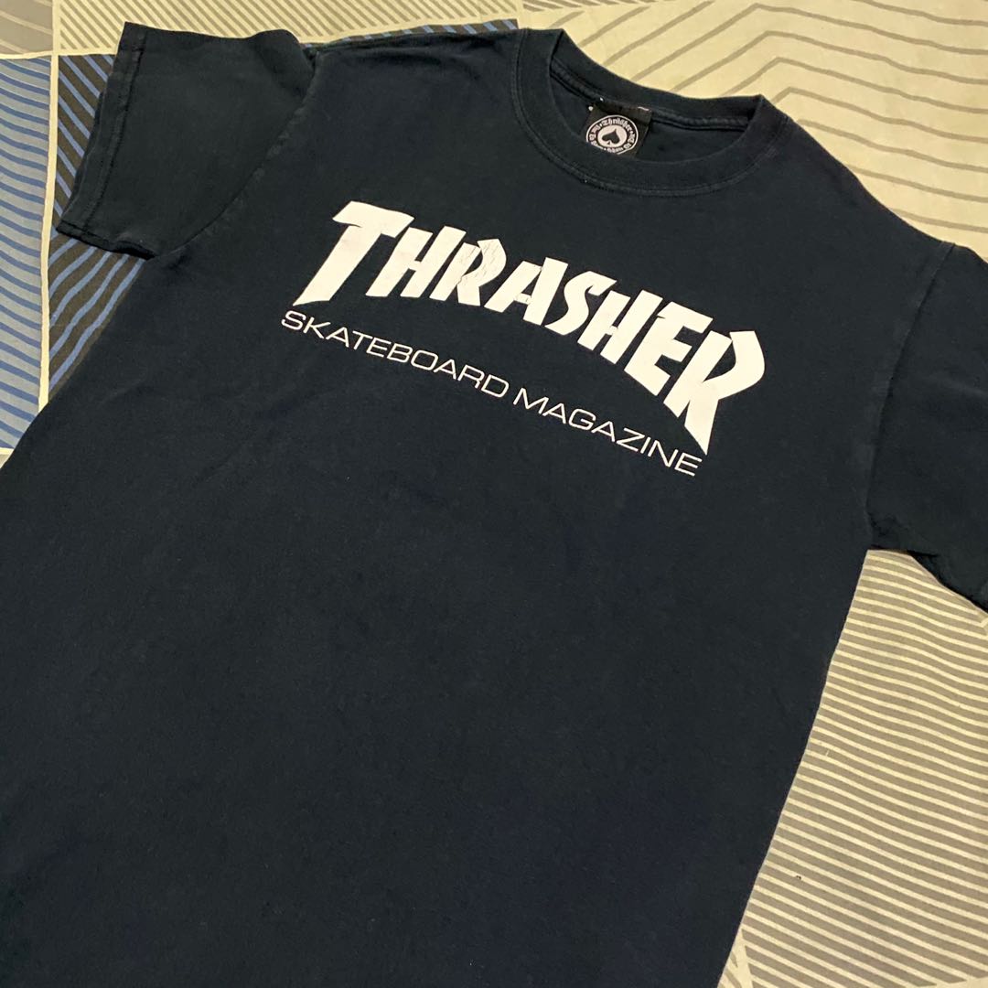Thrasher Tshirt, Men's Fashion, Tops 
