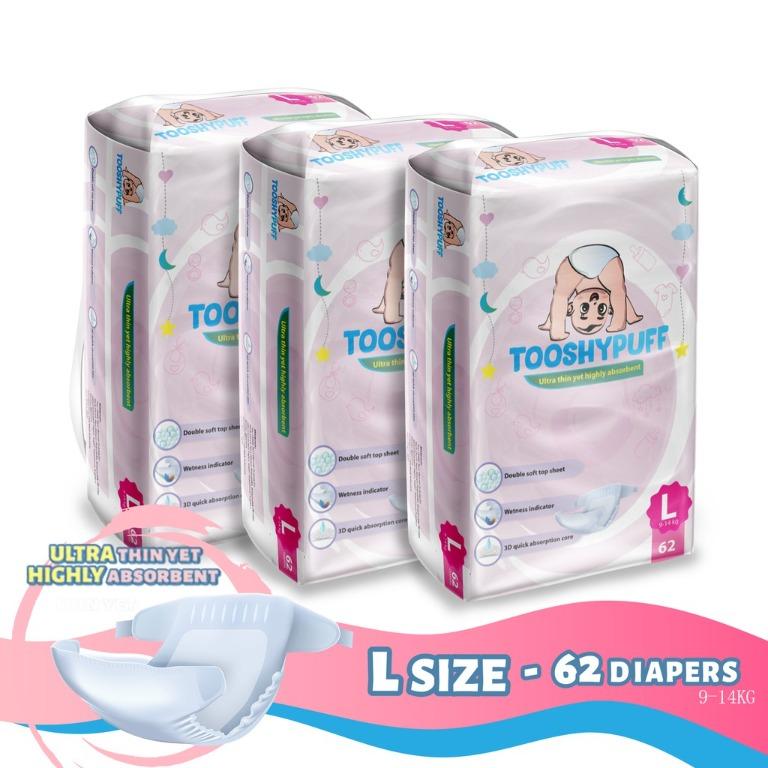 Tooshypuff Diaper Tape S/M/L, Babies & Kids, Bathing & Changing ...