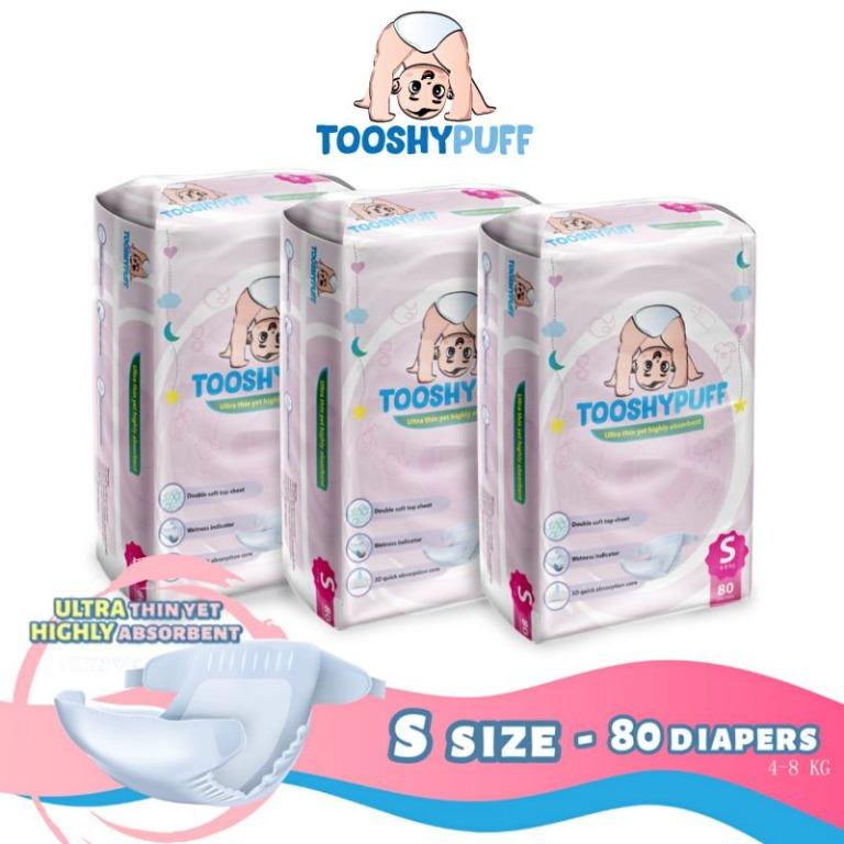 Tooshypuff Diaper Tape S/M/L, Babies & Kids, Bathing & Changing ...
