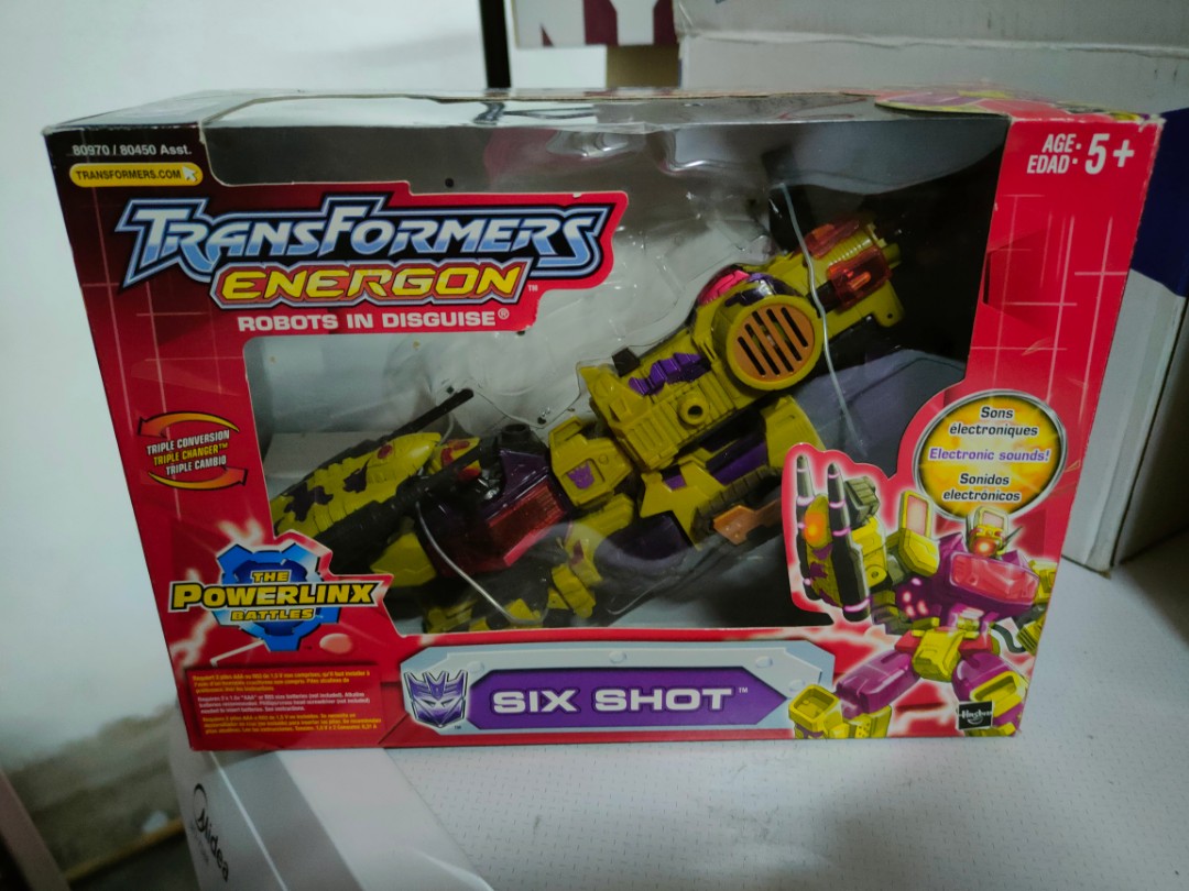 Transformers hotsell energon sixshot