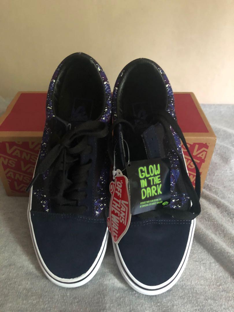 Vans Old Skool Galaxy Parisian Night Fesyen Wanita Sepatu di