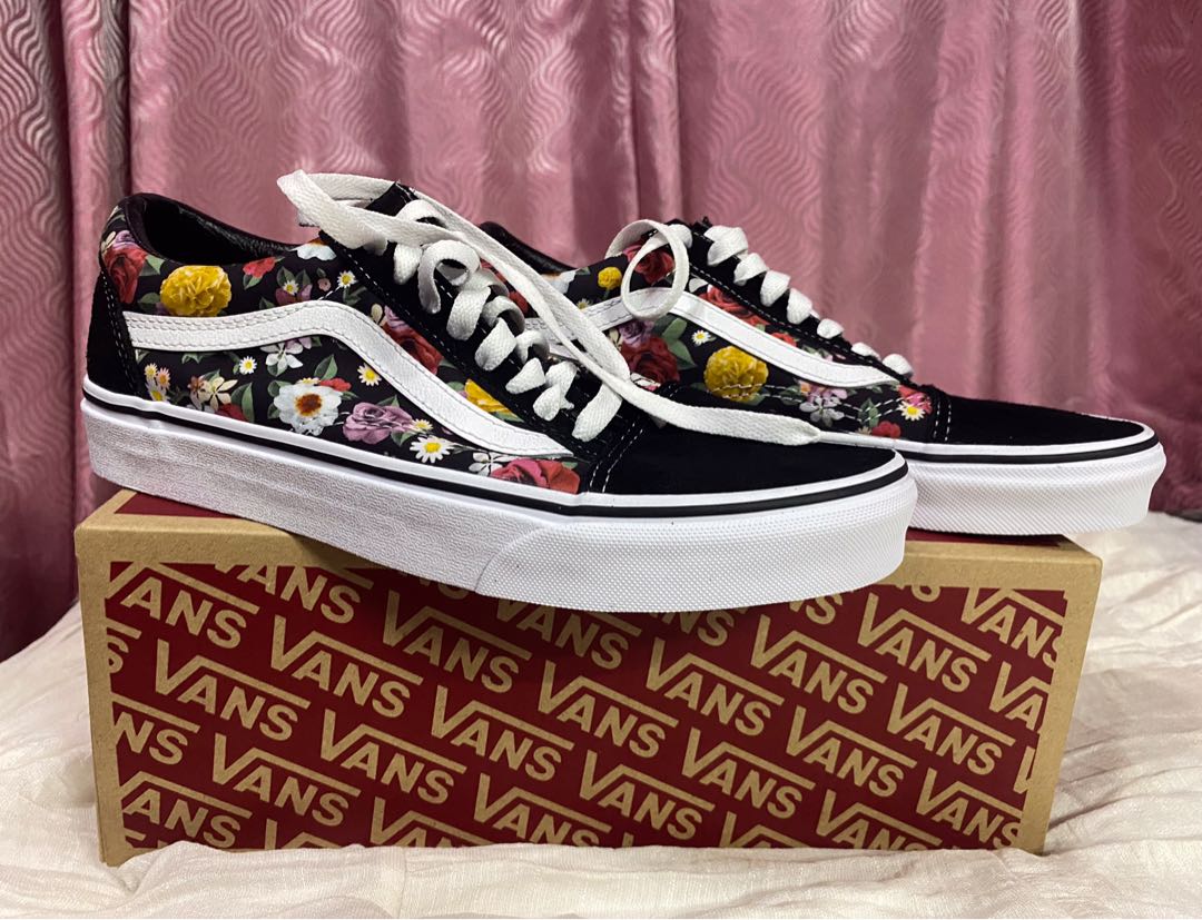vans old skool lux floral