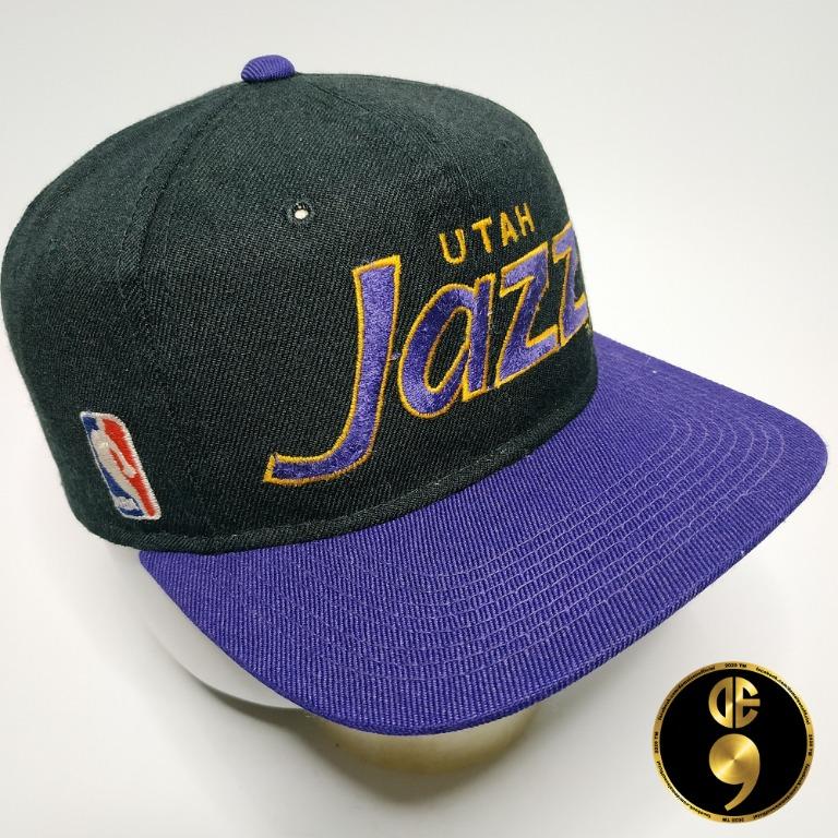 Vintage Utah Jazz Sports Specialties Script Fitted Pro Basketball Hat, –  Stuck In The 90s Sports