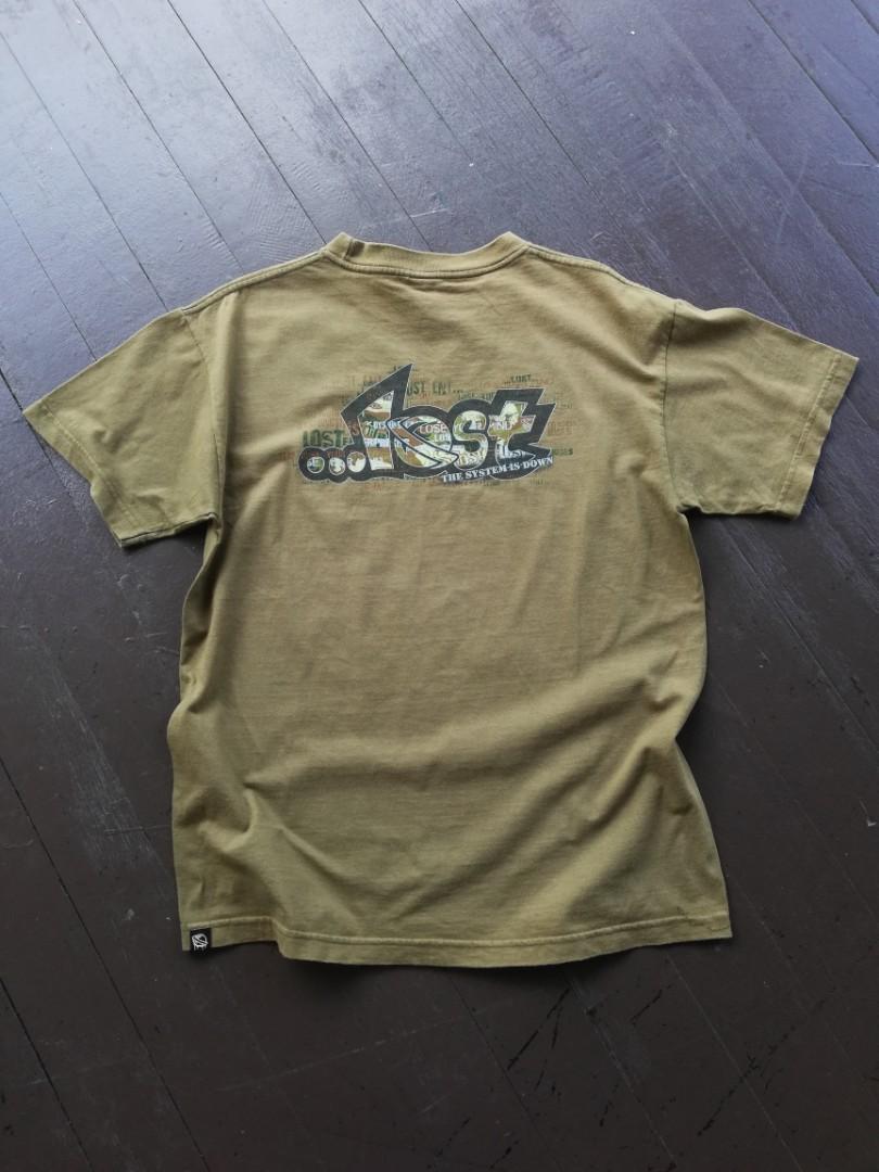 Vintage Y2K lost surfboard, Men's Fashion, Tops & Sets, Tshirts & Polo