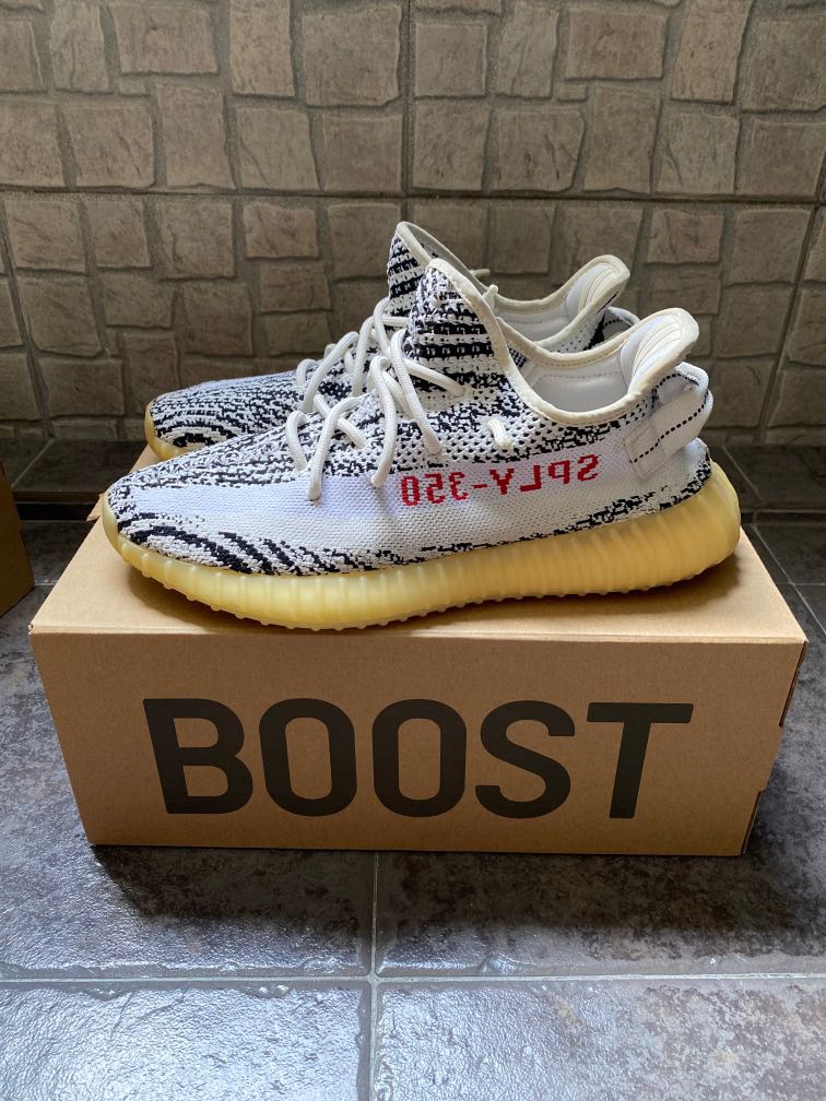 yeezy zebra size 8.5