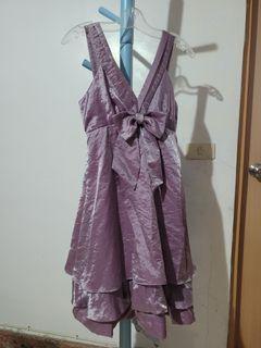 紫芋色小禮服