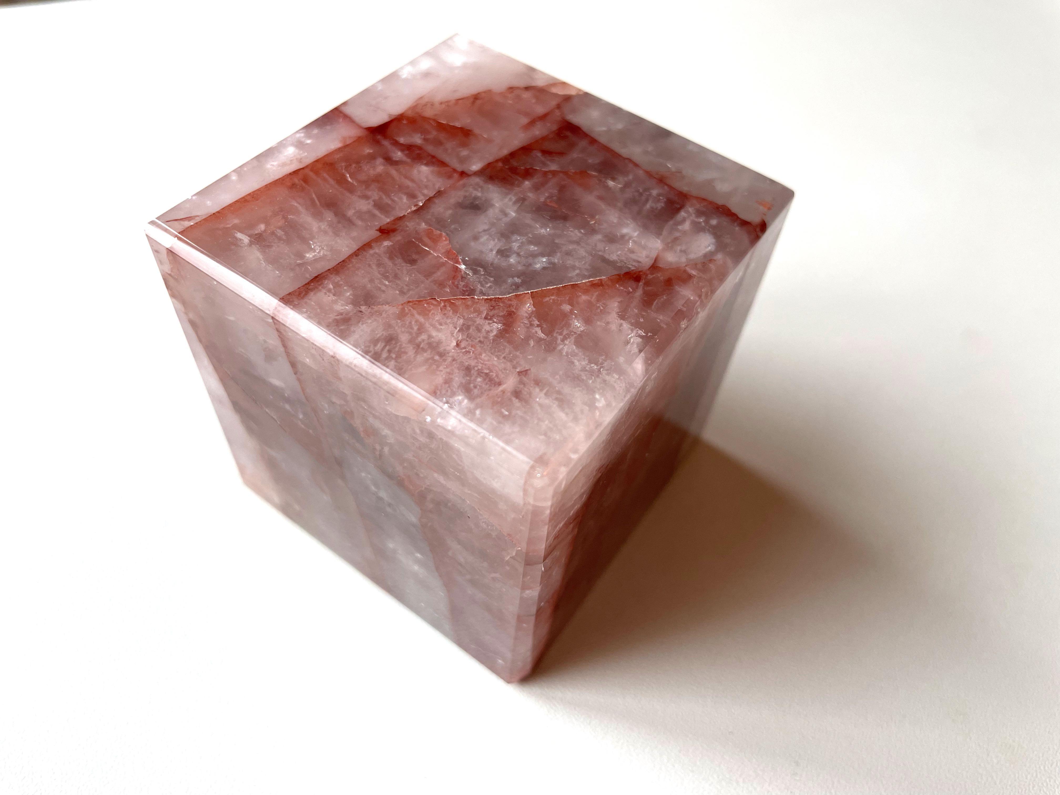 紅膠花特大方塊（水晶/原石）