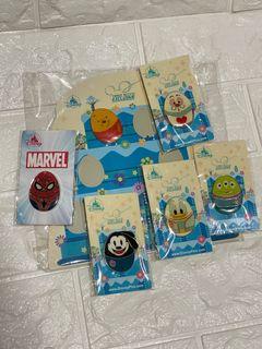 香港迪士尼樂園 奇妙處處通 2018年 會員限定  花蛋徽章 一套六款 Hong Kong Disneyland Magic Access Pin Trading