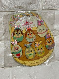 香港迪士尼樂園 復活蛋徽章 一套 7 款 Hong Kong Disneyland Pin Trading