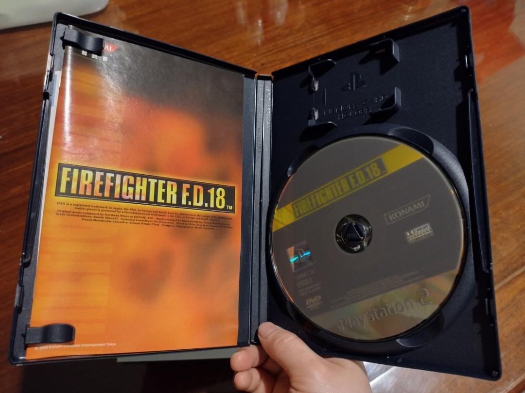 日版PS2 game 救火英雄Firefighter F.D.18, 電子遊戲, 電子遊戲