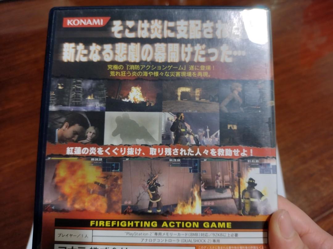 日版PS2 game 救火英雄Firefighter F.D.18, 電子遊戲, 電子遊戲