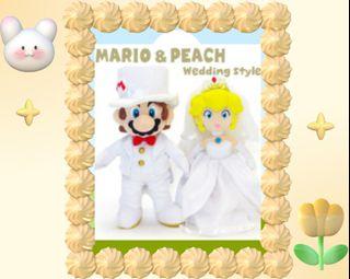 日本 Super Mario & Peach 結婚公仔 (此商品於付款後14-21天發貨)