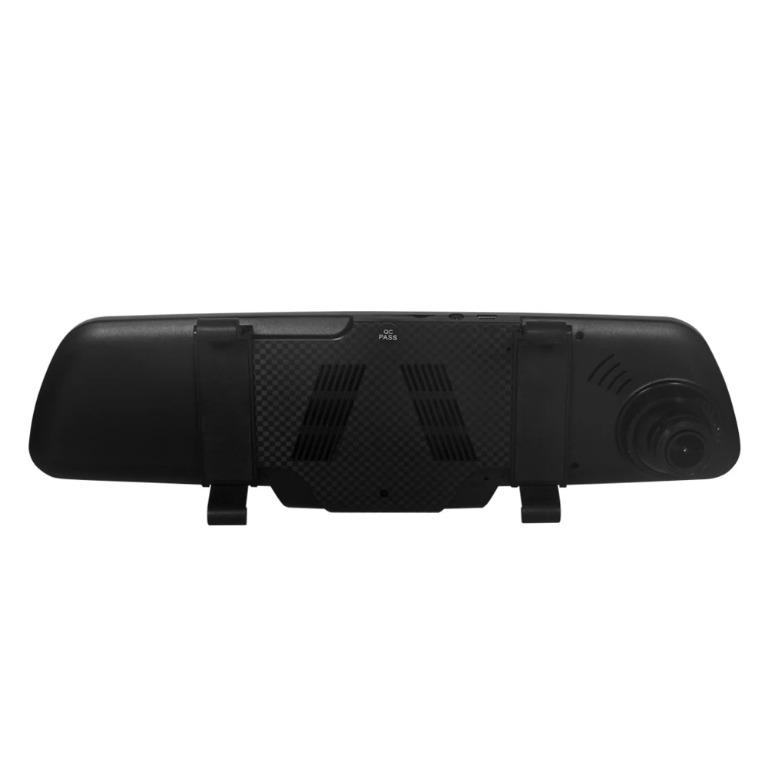 Accudash Dual Mirror Car Camera (Real 1080p + Real 720p) + FREE 16GB