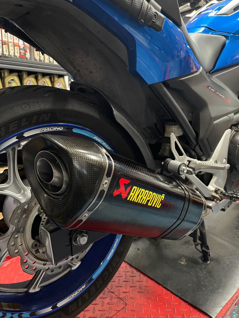 Akrapovic Street legal Exhaust for Honda NC750X 16 20 Motorcycles