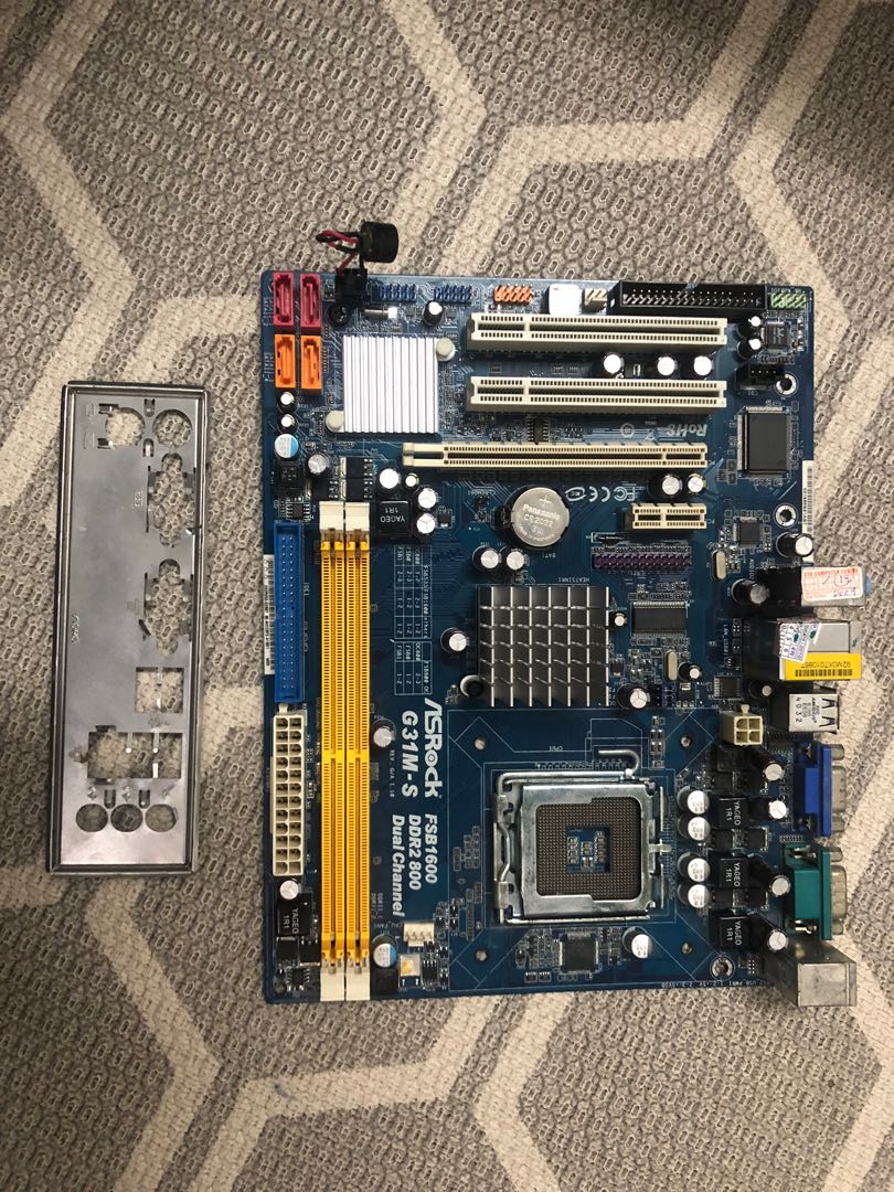 Asrock G31MS MotherBoard, Computers & Tech, Parts & Accessories