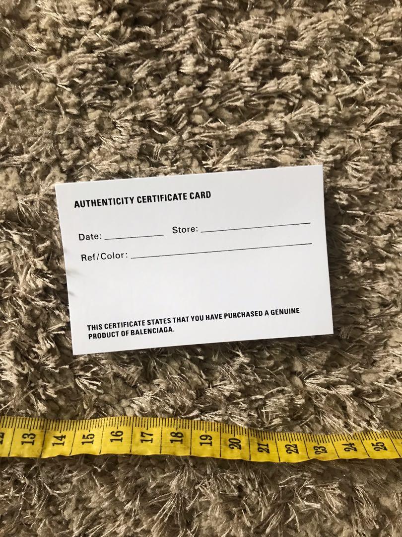 balenciaga authentic card bisa isi sndiri new authentic