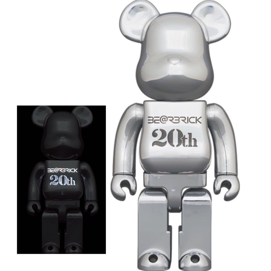Bearbrick 400% 20th Anniversary DEEP CHROME Ver. 20週年限定1000