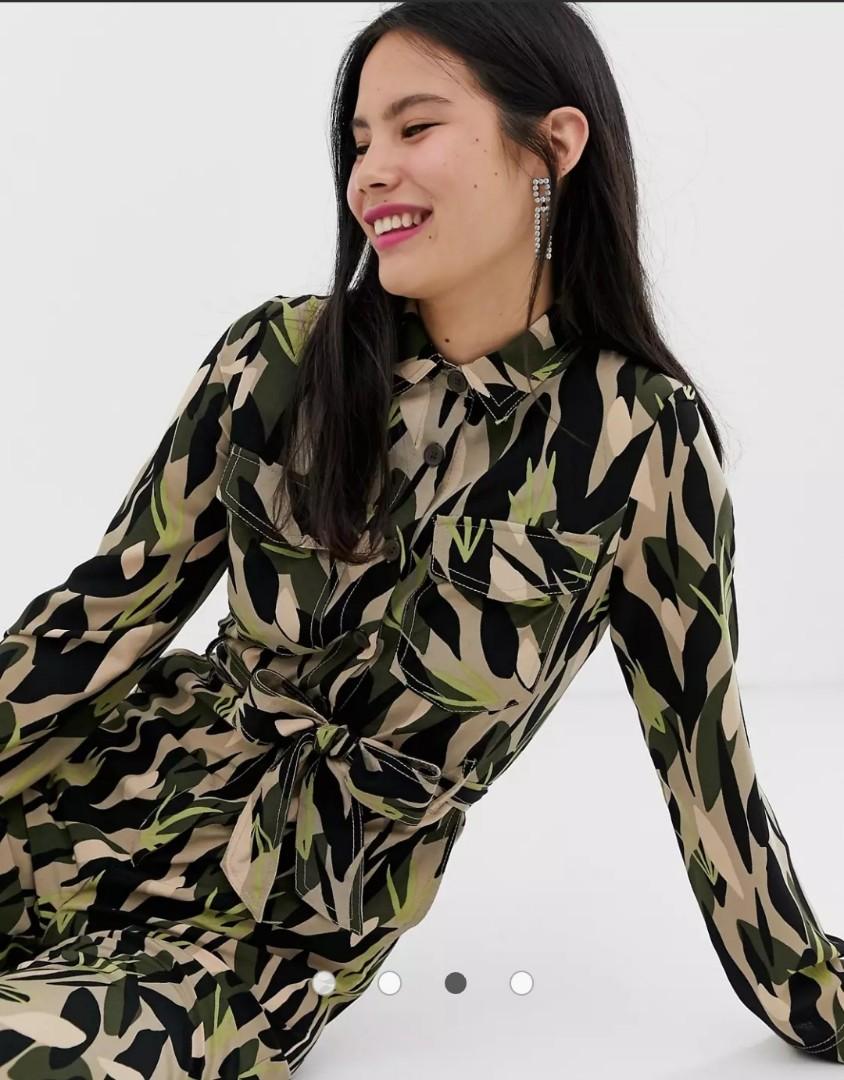 Monki utility dress cheap