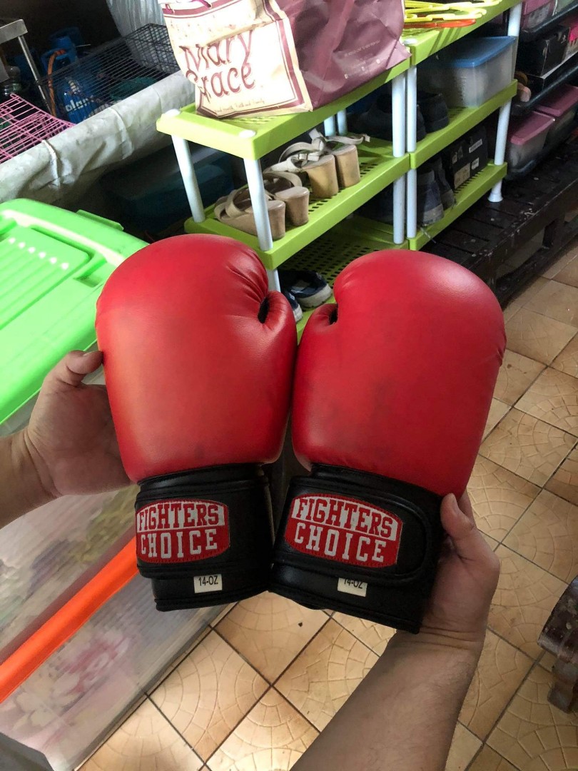 Boxing Gloves & Hand Wrap (used), Sports Equipment, Sports & Games