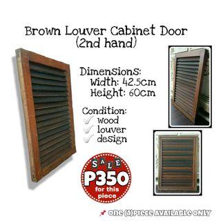 🔥Brown Louver Cabinet Door (2nd hand)🔥