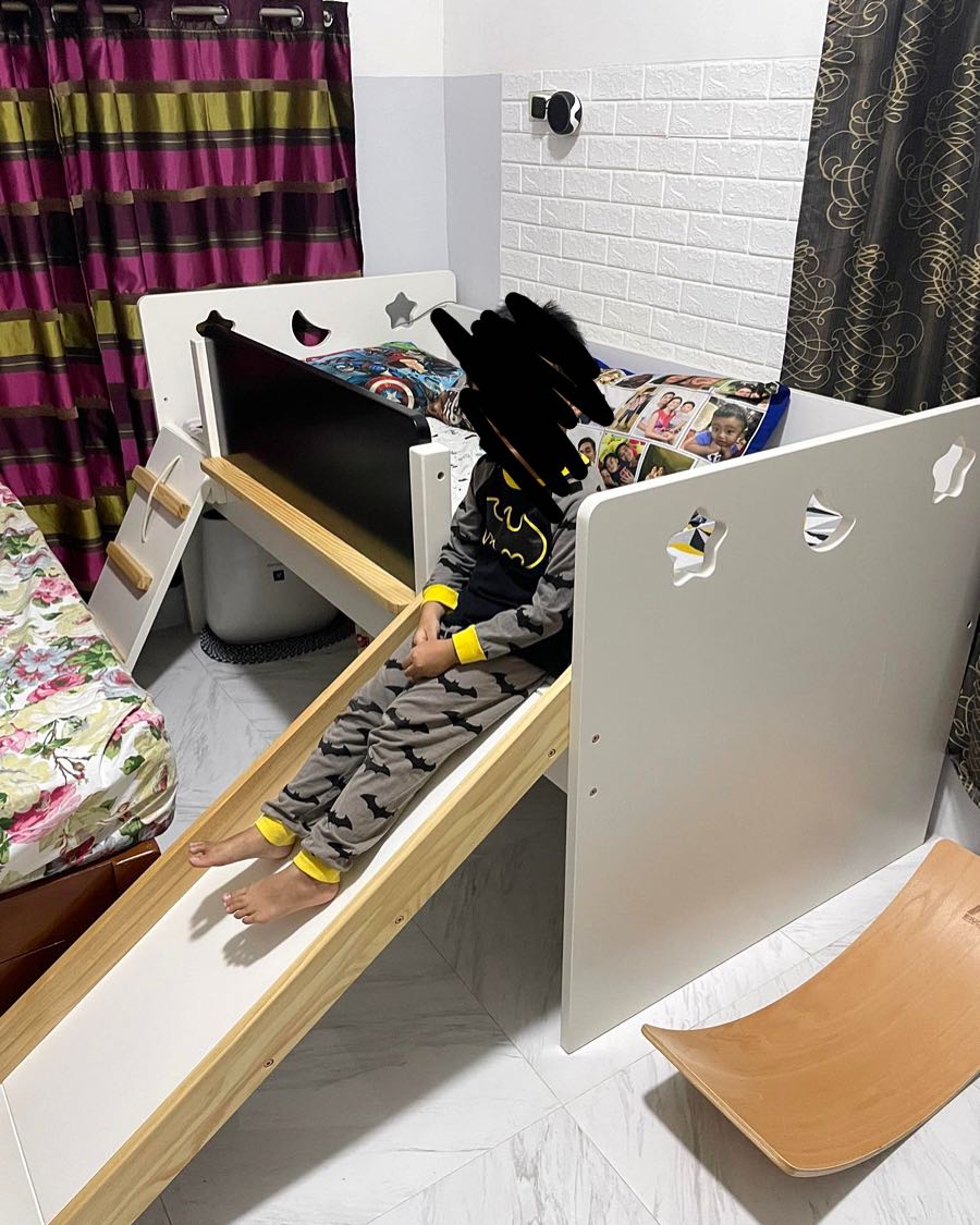 Climb and Slide Toddler Bed (Hopscotch kids) Bnew BED FRAME ONLY