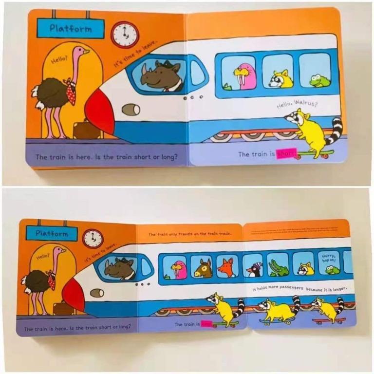 Comparing is Fun English Reading Cognitive Card Book for Early ...