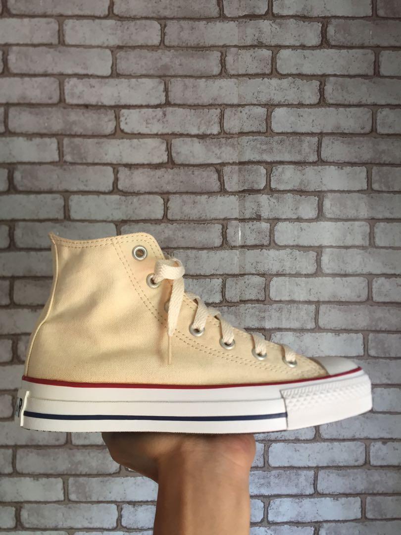 converse unbleached white